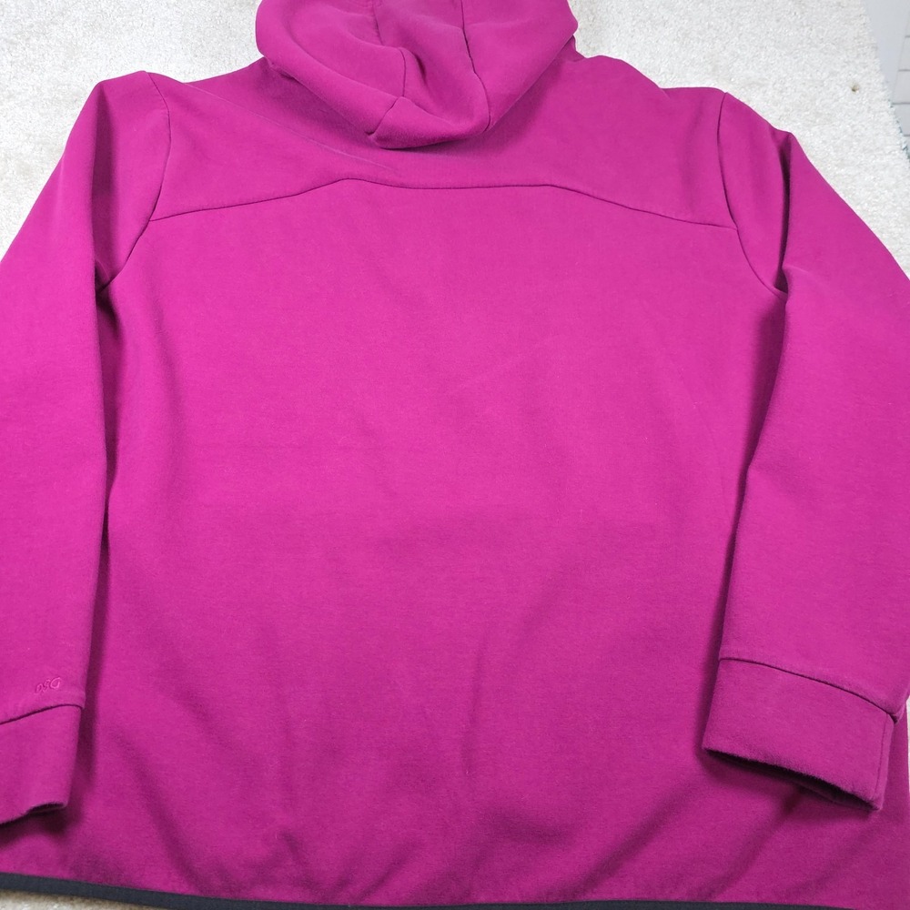 DSG Hoodie Women XXL Magenta Pink Athletic Pullover Tech Fleece Stretch Pocket